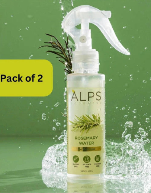 rosemary hair water for hair growth , shiny and silky pack of  2